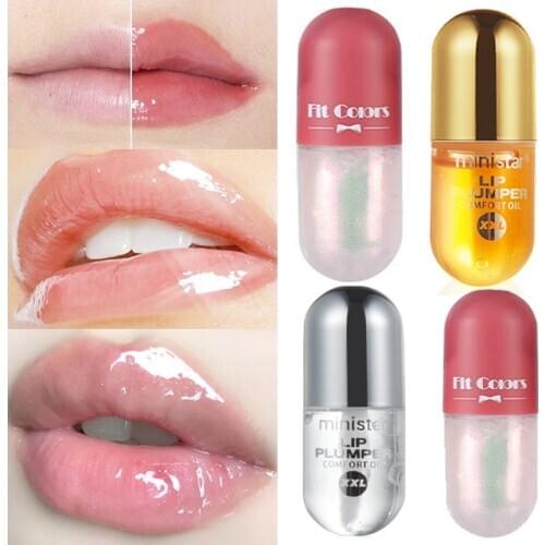 Lip Oil Moisturizing Waterproof Lip GlossLong Lasting Plump Lip Enrichment Cream Lip Oil Nourishing Hydrating Lipstick 5.5 Ml
