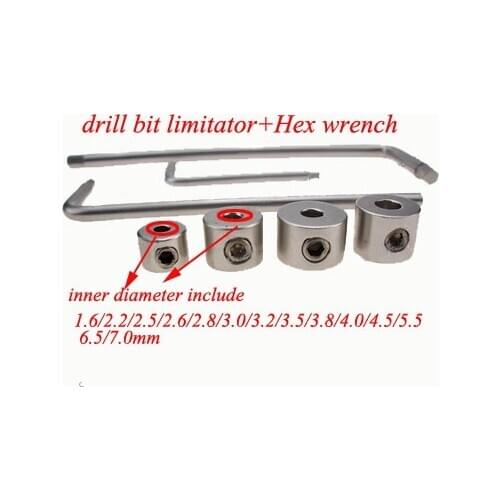 Medical orthopedics instrument stainless steel drill bit limitator with Hex wrench for drill bit positioning dirll retainer