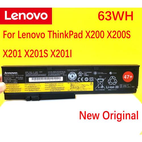Original Lenovo ThinkPad X200 X200S X201 X201S X201I 45N1171 42T4834 5130mAh Laptop Battery