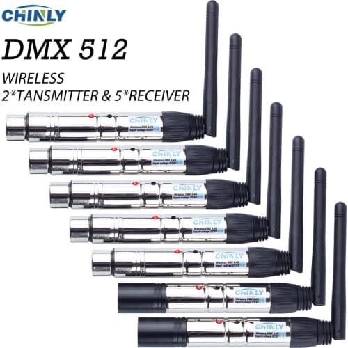 DMX512 DMX Dfi DJ Wireless system Receiver or Transmitter 2.4G for LED Stage Lighting Effect LED Lights 300 m Control