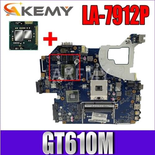 Q5WV1 LA-7912P suitable For Acer E1-571G E1-571 V3-571 V3-571G notebook motherboard PGA989 HM77 GPU GT710M DDR3 100% test work