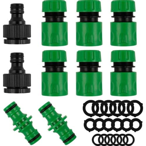 Gardening Accessories Outdoor 1/2 Car Garden Hose Adapter Quick Connect Repair Tubing Connector Tap Connection Tube Fittings