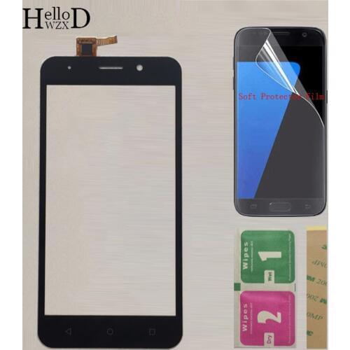 Touch Screen Panel For Vertex Impress Luck Touch Screen Lens Sensor Digitizer Touchpad Touchscren Repair Parts + Protector Film