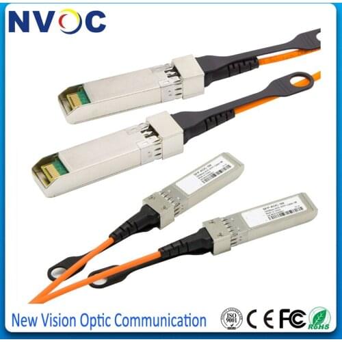 10Gbps SFP+ 7M (21ft) OM2 Cable AOC Active Optic Cable Compatible with Different Fiber Switch,10G SFP+ (7M, 10G SFP+ to SFP+)