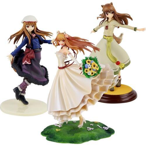 3 Styles Anime Spice and Wolf Figure Holo Wedding Dress Ver. Holo Renewal PVC Action Figure Collectible Toy