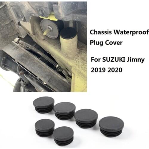 6PCS For Suzuki Jimny 2019 2020 Car Chassis Waterproof Plug And Dust Plug Cover
