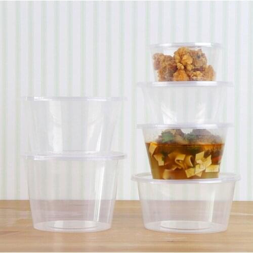 750ml Disposable lunch boxes Fruit Storage Boxes Transparent meal box Takeaway packaged fast food boxes
