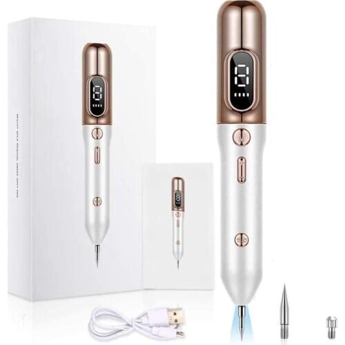 9 Level Lcd Plasma Pen Led Lighting Laser Tattoo Mole Removal Machine Face Care Skin Tag Removal Freckle Wart Dark Spot Remover