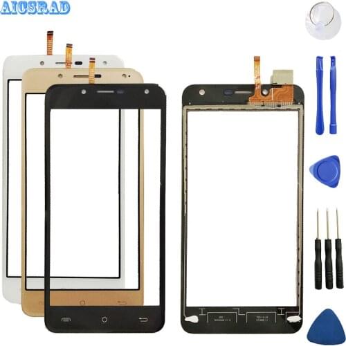 AICSRAD front outer glass For Cherry mobile flare P1 Touch Panel Touch Screen Digitizer Sensor Replacement p 1+ Tools