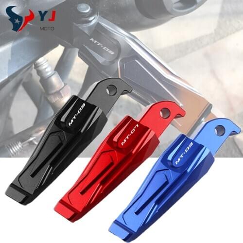 Hot Deals Motorcycle Accessories For Yamaha MT03 MT07 MT09 FZ07 FZ09 MT 03 07 09 Rear Passenger Footrests Foot Rests Pegs Pedals