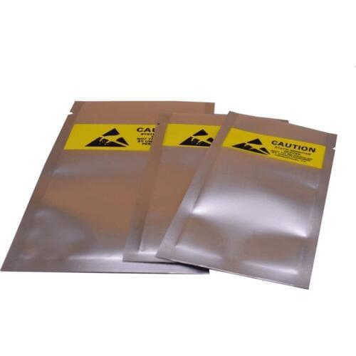 500pcs 9*18cm Open Top Anti Static Moisture Proof Storage Bags Electronics Accessories ESD Shielding Anti static Packaging Pouch