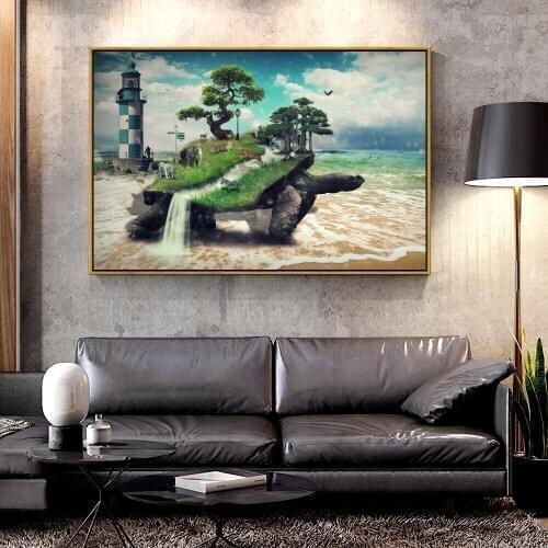 Artcozy Oil Canvas Painting wonder_zoo For Home Decoration Wall Art