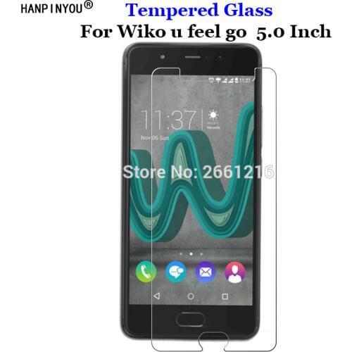 For Wiko U Feel Go 5.0" Tempered Glass 9H 2.5D Premium Phone Screen Protector Film For Wiko Ufeel Go