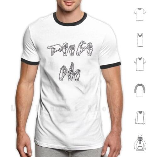 Asl ( American Sign Language ) Tshirt-Peace Out T Shirt 6xl Cotton Cool Tee American Sign Language Interpreters American Sign