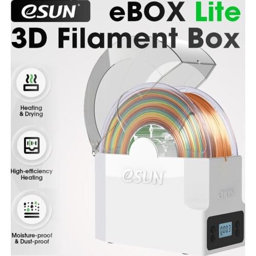 ESUN eBOX Lite 3D Printer Filament Dryer Box Drying Filaments Storage Box Keeping Filament Dry Holder Free 3D Printing Tools