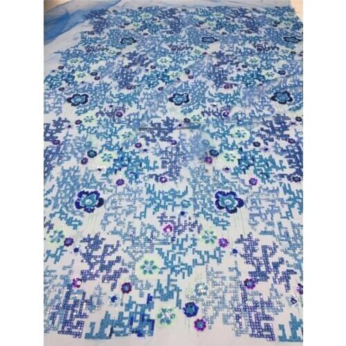 Popular African Tulle Lace French Sequins Fabric JRB-8211207 French Lace Fabric forParty or Fashion Show Dress