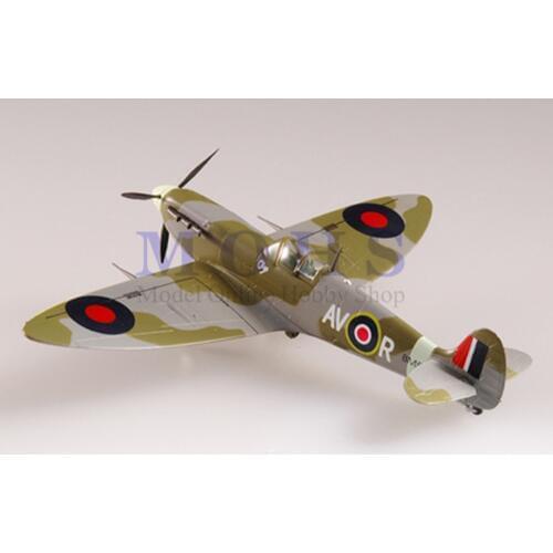 EASY MODEL 37211 1/72 Assembled Model Scale SPITFIRE Finished Model Airplane Scale Aircraft Warbird SPIT FIRE MK V RAF 121
