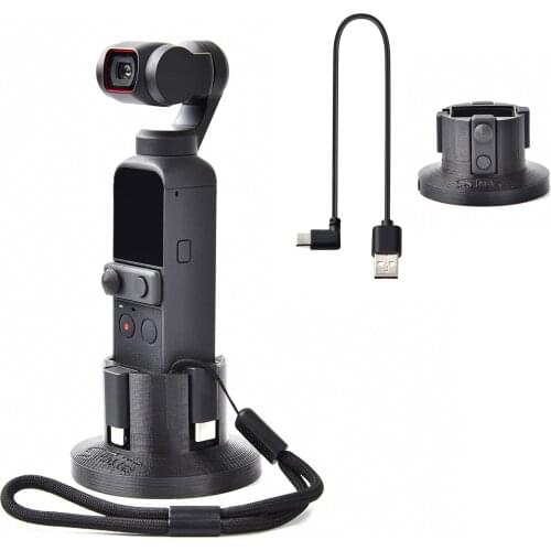 Desktop Fixed Charging Base Holder For DJI Pocket 2 Handheld Gimbal Camera Accessories