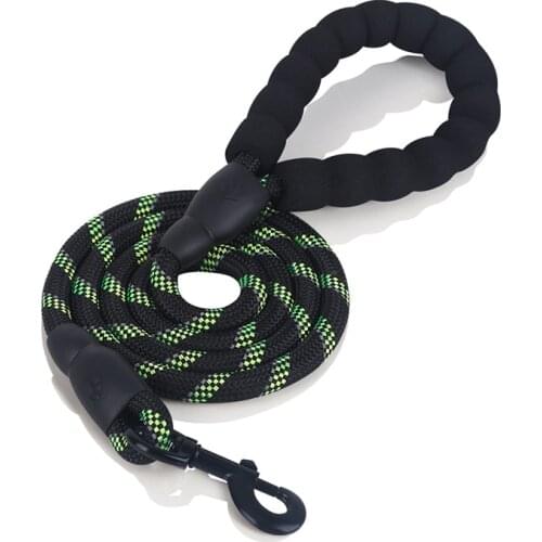 Amazon Pet Supplies Pet Hand Holding Rope Nylon Reflective round Rope Large and Medium Size Explosion-Proof Dog Leash DogWalking