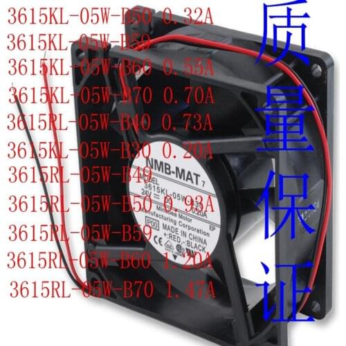 NMB 3615KL/RL-05W-B50/B59/B60/B70/B40/B30/B49 inverter cooling fan 24V
