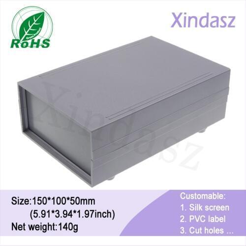 Plastic enclosure Plastic Desk Top Enclosure customized plastic case electronic 150*100*50mm