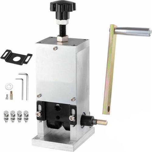 Manual Aluminum Wire Stripping Machine peeling Machine Hand Crank Drill Operated Cable Stripper