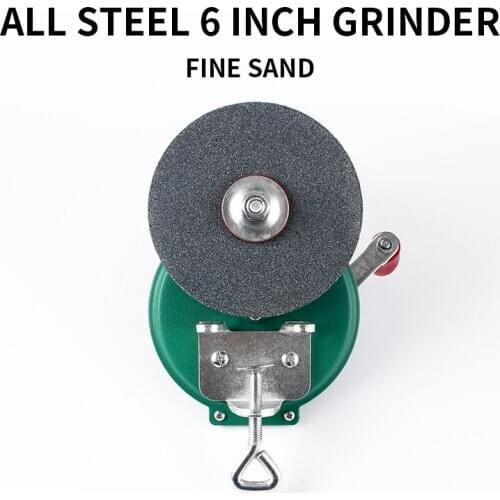 Hand grinder desktop household small knife grinder industrial grade manual scissors polishing machine polishing wheel grinder