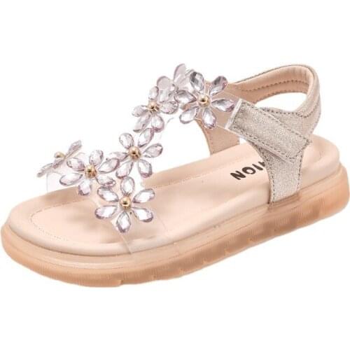 Girls Sandals Childrens Shoes Rhinestone girl sandals summer Princess shoes girls shoes sandales chaussure fille sandale fille