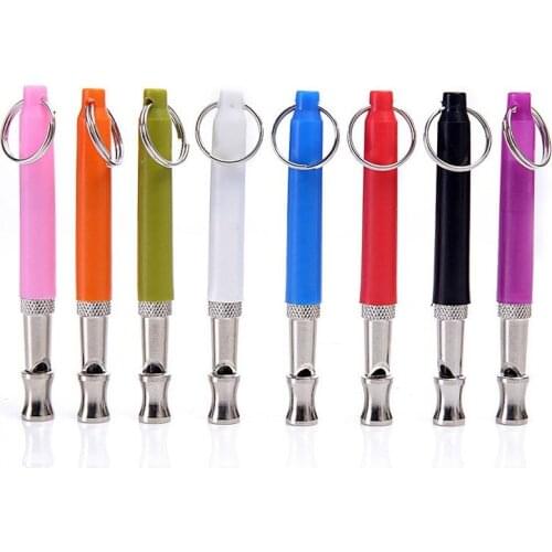 1 PC Adjustable Pet Dogs Whistle Anti Bark Ultrasonic Sound Dogs Training Flute Pets Interactive Supplies