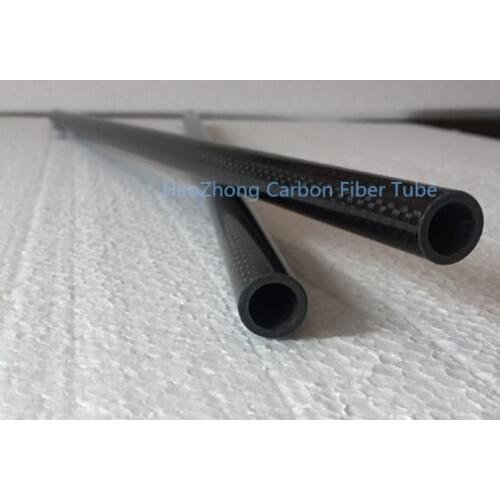 2 pcs 10MM OD x 6MM ID x 1000MM (1m) 100% Roll Wrapped 3k Carbon Fiber tube / Tubing /Pipe 10*6