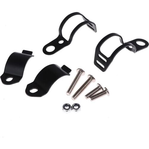 2 Pcs/Set New Motorcycle Turn Signals Fork Clamps Bracket iron Light Holder Lamp Brackets