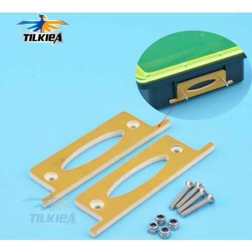 2pcs Waterproof Sealed Servo Radio Box Fixing Glass Fiber plate mounted Glass Fiber Plate With Bolts