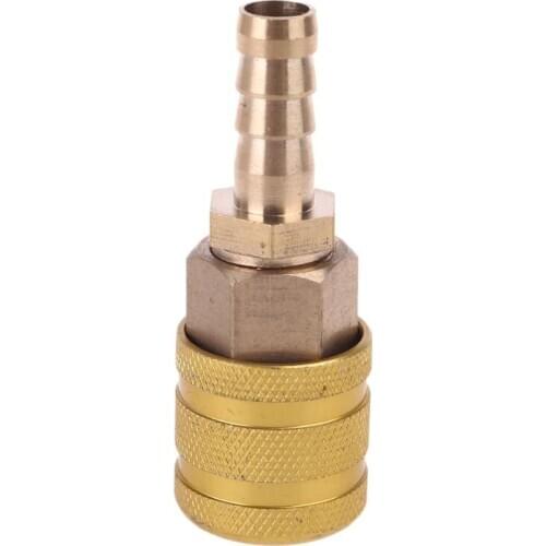 Hardware Coupler and Plug 8mm Solid Brass Quick Connect Air Fittings 1/4" NPT