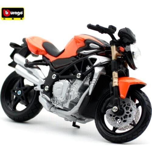 Bburago 1:18 MV Agusta Brutale S Orange MOTORCYCLE BIKE DIECAST MODEL TOY NEW IN BOX Free Shipping NEW ARRIVAL 51041