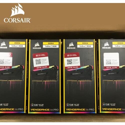 Corsair Vengeance RAM RGB Pro 32GB (2x16GB) DDR4 3600MHz (PC4-28800) C18 Desktop Memory-Black