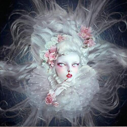 DIY diamond embroidery woman pattern 3d diamond painting cross stitch rhinestone painting mosaic fashion home decoration rose