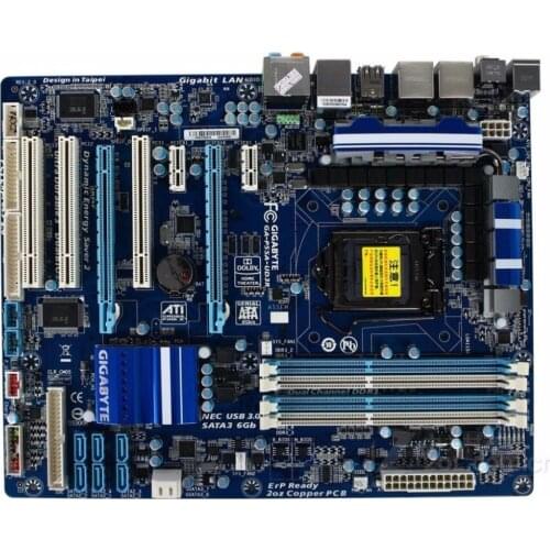 For Gigabyte GA-P55A-UD3R Original Used Desktop Motherboard P55A-UD3R P55 Socket LGA 1156 DDR3 ATX On Sale