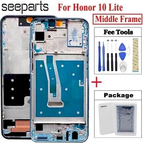 For Huawei Honor 10 Lite Housing Middle Frame Bezel Middle Replacement Parts For Honor 10 Lite Middle Frame