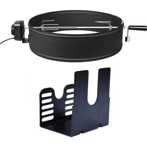 Electric Grill Motor Bracket Set Barbecue Accessory Stainless Steel Barbecue Grill Motor Support Plates Outdoor Camping BBQ Tool