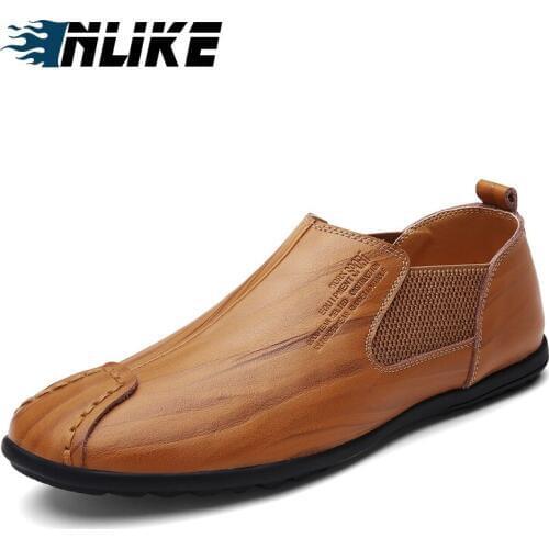 Inlike New Doug Shoes Leather Breathable Small MenS Casual Shoes