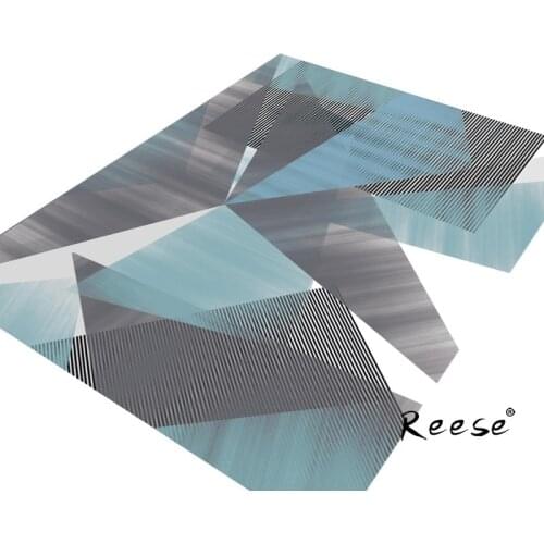 Reese Living Room Area Rug Printed Anti Slip Bottom Carpets Classic Marble Geometry Decor Washable Unfading Lint Free Customable