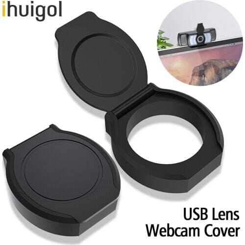 Ihuigol Webcam Lens Cap Protective Cover for Mac Laptops PC Computer Desktop Plastic Dustproof Universal Privacy Shutter Len Cap