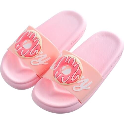 Summer children slippers shoes kids girls cartoon cute home slippers boys baby beach slippers indoor bathroom shoes
