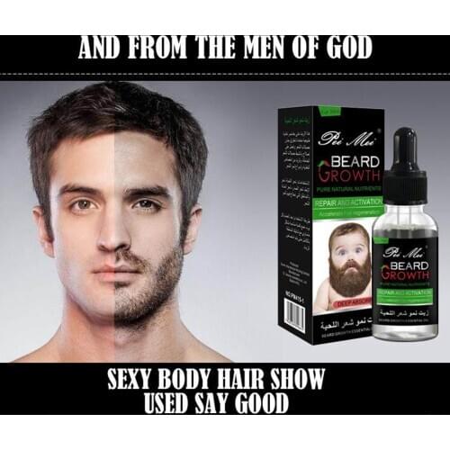Men Mustache Beard Growth Oil Serum Fast Growing Facial Hair Grooming 30ml Mens Beard Growth Kit Facial Hair Growth Serum