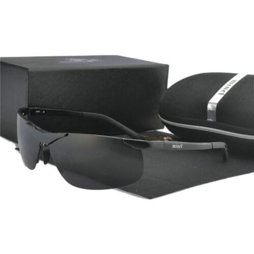 Design Aluminum Magnesium Mens Glasses Pilot Polarized Sunglasses For Men/Women Driving Square Mirror Sun Glasses with Box FML