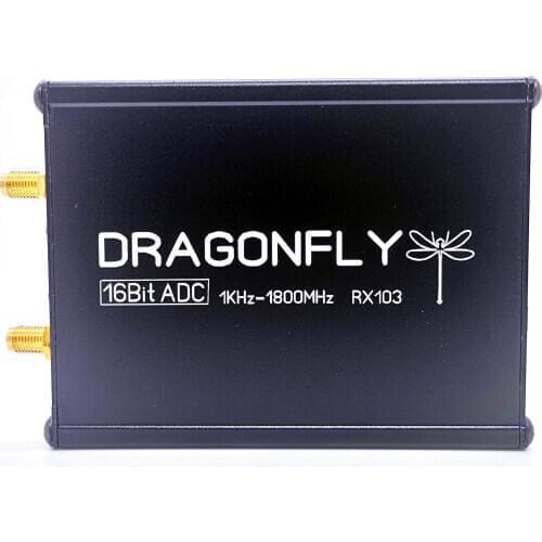 Upgraded Latest LTC2208 ADC SDR Receiver Radio 1KHz-1800MHz 16bit Sampling 32Mhz RX103 Support HDSDR SDRConsole (V3)