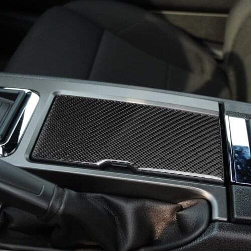 It Is Suitable For 09-13 Ford Mustang The Carbon Fiber Water Cup Storage 1 Piece