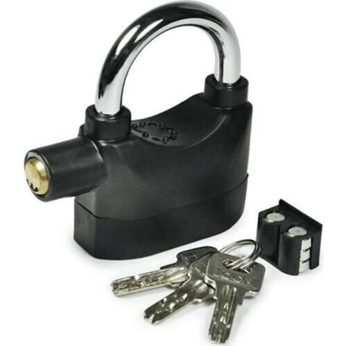 Outdoor Bicycle High Decibel Burglar Alarm Lock Motorcycle Lock U-lock Door and Window Lock Cabinet Lock Alarm Lock Safe