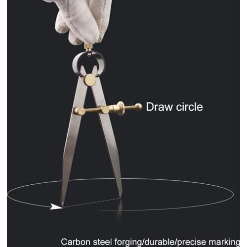 Wing Divider DIY Leather Craft Making Rotating Tools Spacing Compass Edge Creaser Art DIY Sewing Handmade Practical Tools