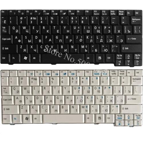NWE Russian laptop Keyboard for Acer Aspire One ZG5 D150 D210 D250 A110 A150 A150L ZA8 ZG8 KAV60 Emachines EM250 RU keyboard